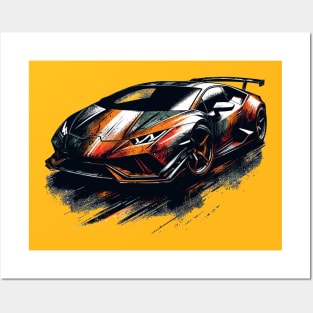 Lamborghini huracan Posters and Art